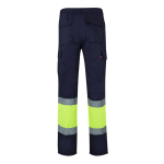 Pantaloni da lavoro in sargia di poliestere e cotone 210 g/m2 Velilla color giallo