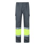 Pantaloni da lavoro in sargia con sei tasche da 210 g/m2 Velilla color giallo seconda vista