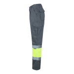 Pantaloni da lavoro in sargia con sei tasche da 210 g/m2 Velilla color giallo terza vista