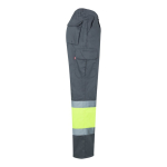 Pantaloni da lavoro in sargia con sei tasche da 210 g/m2 Velilla color giallo quarta vista