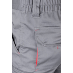 Pantaloni lavoro multitasche con vita elasticizzata 240 g/m2 Velilla color rosso settima vista