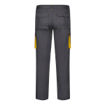 Pantaloni lavoro multitasche con vita elasticizzata 240 g/m2 Velilla color giallo