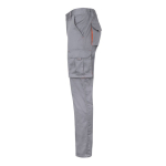 Pantaloni lavoro multitasche con vita elasticizzata 240 g/m2 Velilla color arancione terza vista