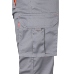 Pantaloni lavoro multitasche con vita elasticizzata 240 g/m2 Velilla color arancione quinta vista