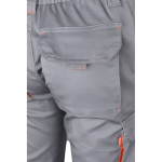 Pantaloni lavoro multitasche con vita elasticizzata 240 g/m2 Velilla color arancione sesta vista