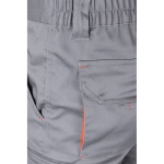 Pantaloni lavoro multitasche con vita elasticizzata 240 g/m2 Velilla color arancione settima vista