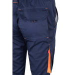 Pantaloni da lavoro multitasche con dettagli colorati 240 g/m2 Velilla color arancione sesta vista