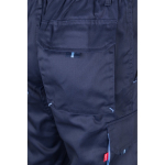 Pantaloni da lavoro multitasche con dettagli colorati 240 g/m2 Velilla color azzurro sesta vista