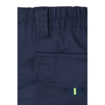 Pantaloni lavoro elasticizzati taglie grandi 6 tasche 240g/m2 Velilla color giallo settima vista