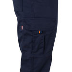 Pantaloni lavoro elasticizzati taglie grandi 6 tasche 240g/m2 Velilla color arancione quinta vista