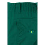 Pantaloni lavoro strisce riflettenti cotone poliestere 240g/m2 Velilla color verde settima vista