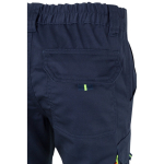 Pantaloni da lavoro elasticizzati con diverse tasche 240g/m2 Velilla color giallo sesta vista