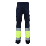 Pantaloni da lavoro elasticizzati con diverse tasche 240g/m2 Velilla color giallo