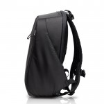 Zaino in nylon da viaggio con tasche nascoste e spazio per pc 15,6'' color nero