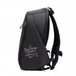 Zaino in nylon da viaggio con tasche nascoste e spazio per pc 15,6'' color nero