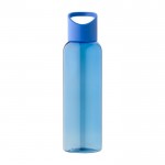 Borraccia in RPET per acqua fredda con tappo in silicone da 500 ml color blu seconda vista