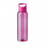 Borraccia in RPET per acqua fredda con tappo in silicone da 500 ml color rosa prima vista