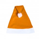 Colorati cappelli di Natale personalizzati color arancione vista principale