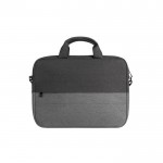 Borsa porta pc 15'' in poliestere riciclato con fascia per il trolley color grigio prima vista