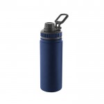 Borraccia a doppia parete in acciaio inox e tappo con maniglia 570ml color blu mare