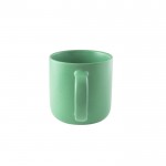 Tazza piccola in ceramica con finitura opaca ed effetto rustico 90ml color verde chiaro  seconda vista