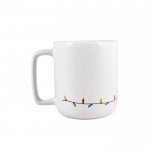 Tazza in ceramica con stampa natalizia e capacità fino a 330ml color bianco seconda vista