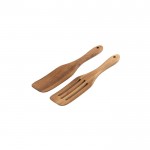 Set di 2 posate per insalata in legno di acacia certificato FSC™ color legno scuro