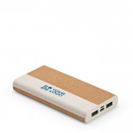 Powerbank in sughero e paglia di grano con porta USB