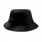 Cappello da pescatore con 8 cuciture sulla visiera in cotone 180 g/m² color nero