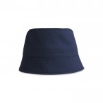 Cappello stile bob con due occhielli in cotone riciclato 260 g/m² color blu mare