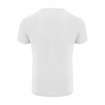 T-shirt tecnica da bambino in 100% poliestere da 135 g/m² Roly color bianco seconda vista posteriore