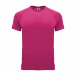 T-shirt tecnica da bambino in 100% poliestere da 135 g/m² Roly color fucsia