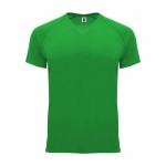 T-shirt tecnica da bambino in 100% poliestere da 135 g/m² Roly color verde mela