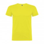 T-shirt in cotone 100% a maglia per bambini 155 g/m² Roly color giallo