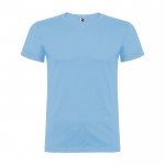 T-shirt in cotone 100% a maglia per bambini 155 g/m² Roly color azzurro