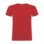 T-shirt in cotone 100% a maglia per bambini 155 g/m² Roly color rosso