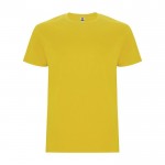 T-shirt da bambino con girocollo in 100% cotone da 190 g/m² Roly color giallo