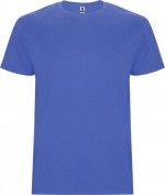 T-shirt da bambino con girocollo in 100% cotone da 190 g/m² Roly color blu riviera