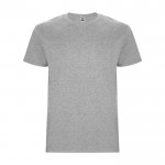 T-shirt da bambino con girocollo in 100% cotone da 190 g/m² Roly color grigio chiaro jensato