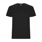 T-shirt da bambino con girocollo in 100% cotone da 190 g/m² Roly color nero