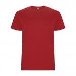 T-shirt da bambino con girocollo in 100% cotone da 190 g/m² Roly color rosso