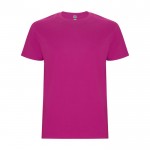 T-shirt da bambino con girocollo in 100% cotone da 190 g/m² Roly color fucsia