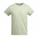 T-shirt da bambino in cotone organico certificato da 175 g/m² Roly color verde tenue