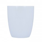 Tazza bianca di porcellana dalla forma conica 200ml color bianco terza vista