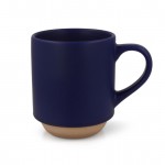 Tazza con elegante design finlandese nella parte inferiore da 300ml color blu scuro