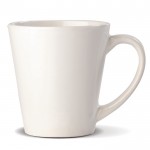 Mug bianca di gres speciale progettata per la sublimazione da 350ml color bianco seconda vista