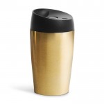 Bicchiere take away in acciaio inox a doppia parete da 240ml color oro