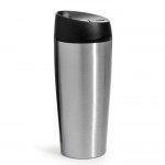 Bicchiere take away in acciaio inox a doppia parete da 400ml color argento