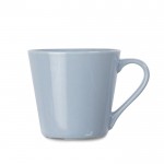 Tazza in gres disponibile in vari colori con canali di drenaggio 200ml color azzurro