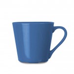 Tazza in gres disponibile in vari colori con canali di drenaggio 200ml color blu reale